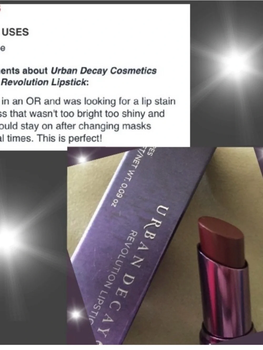 Urban Decay Sheer Revolution Lipstick - Berry Plum